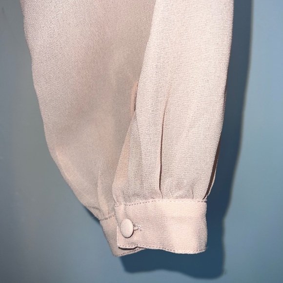 Lulus Wondrous Water Lilies Blush Pink Maxi Dress size Small - Picture 8 of 16